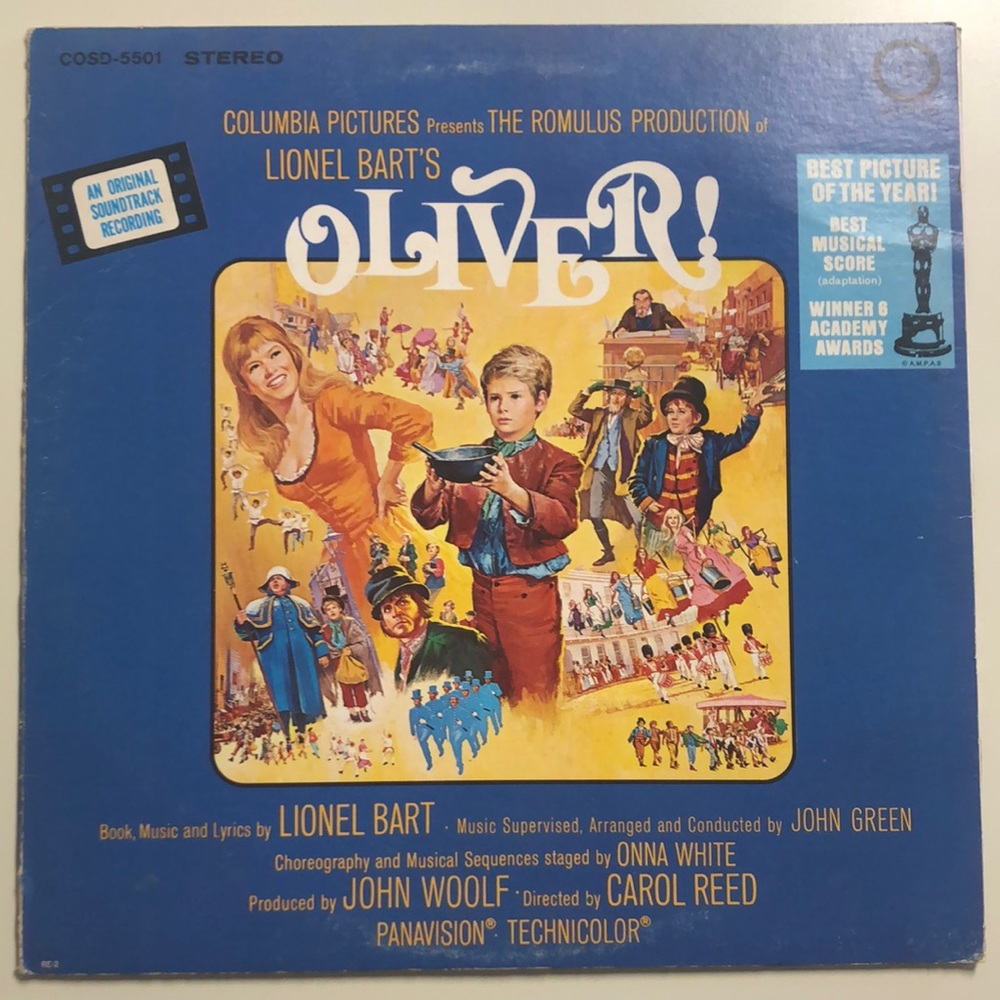 Lionel Bart’s OLIVER!  Original Soundtrack Recoding